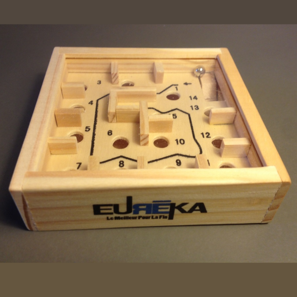 Jeu Labyrinthe Eurêka en bois du Jura